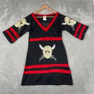 Rubies Friday the 13th Jersey Dress Womens Medium Jason Voorhees Horror Y2K